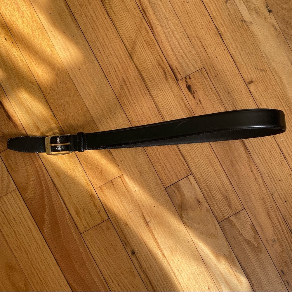 YSL leather belt